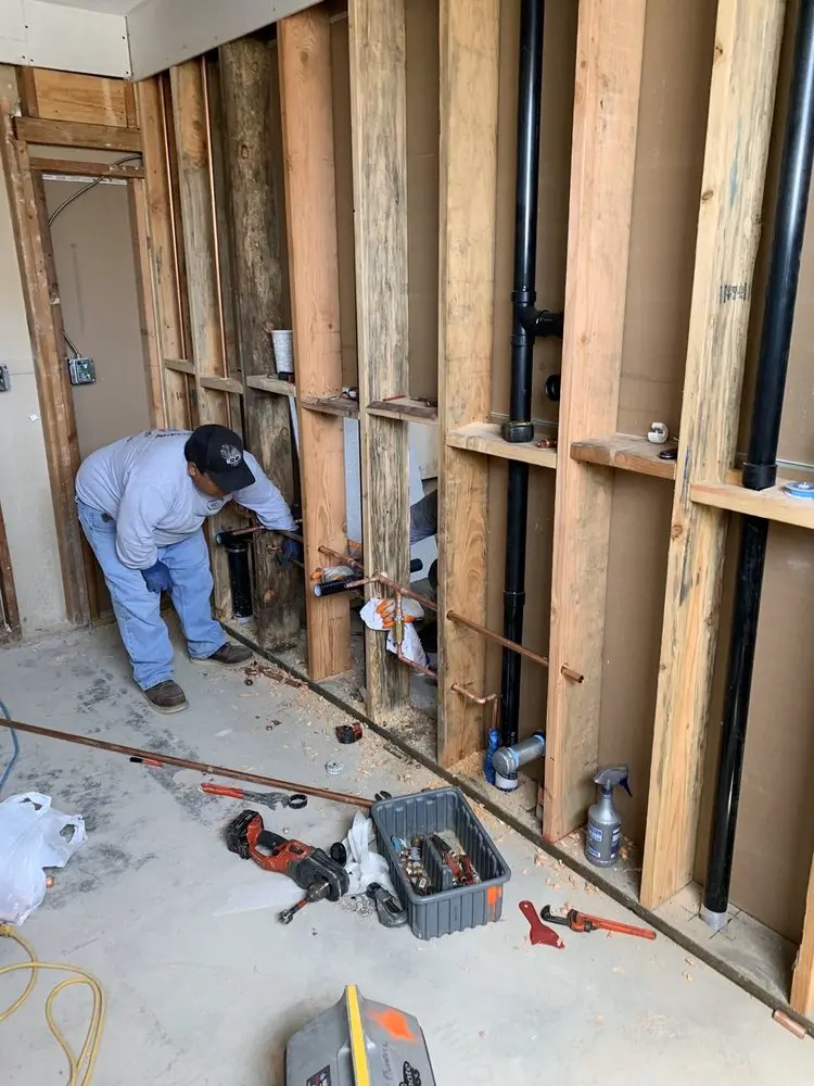 Commercial rough-in plumbing for Gas Line Repair in Aberdeen